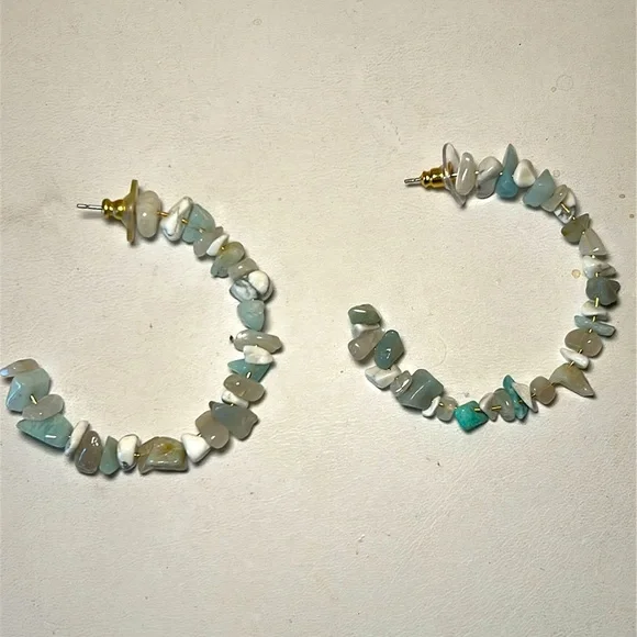 J-Hoop Earrings - Picture 2 of 5